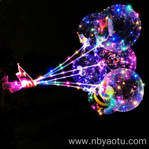 20 inches pvc led ballons with String Light